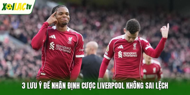 3 lưu ý để nhận định cược Liverpool không sai lệch