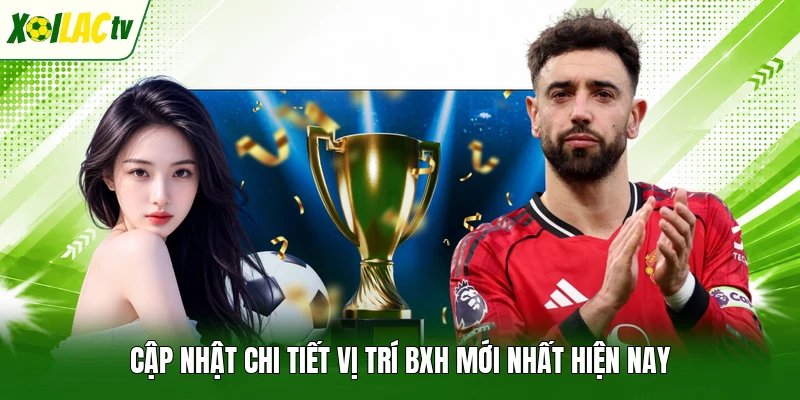 Cập nhật chi tiết vị trí BXH mới nhất hiện nay