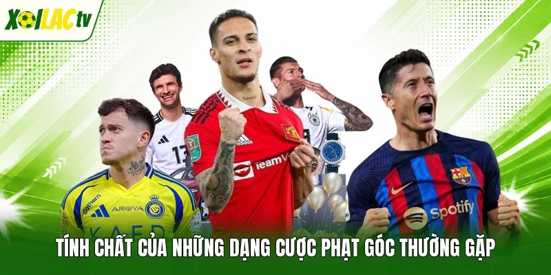 Tính chất của những dạng cược phạt góc thường gặp